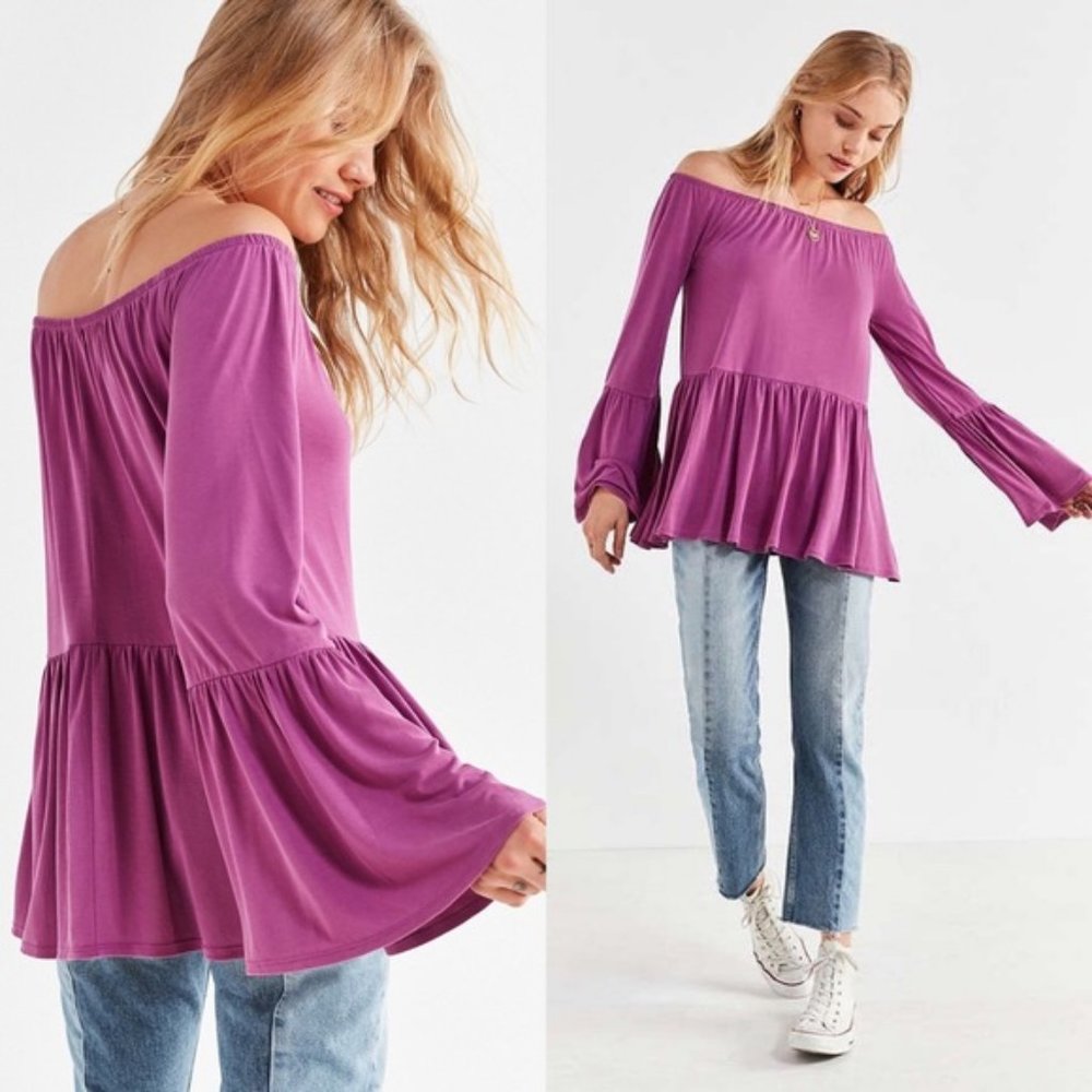 Kimchi Blue Blake Off-the-Shoulder Tunic Top